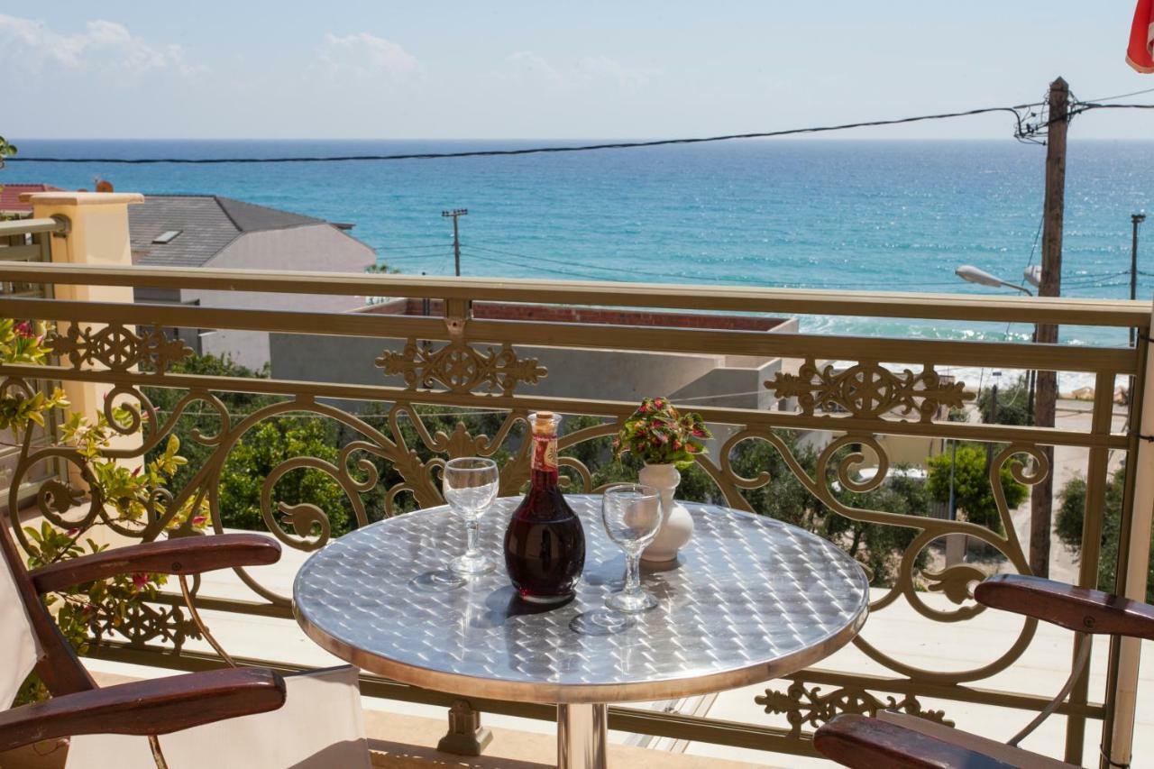 Siarbas Hotel Paralia Vrachou Dış mekan fotoğraf